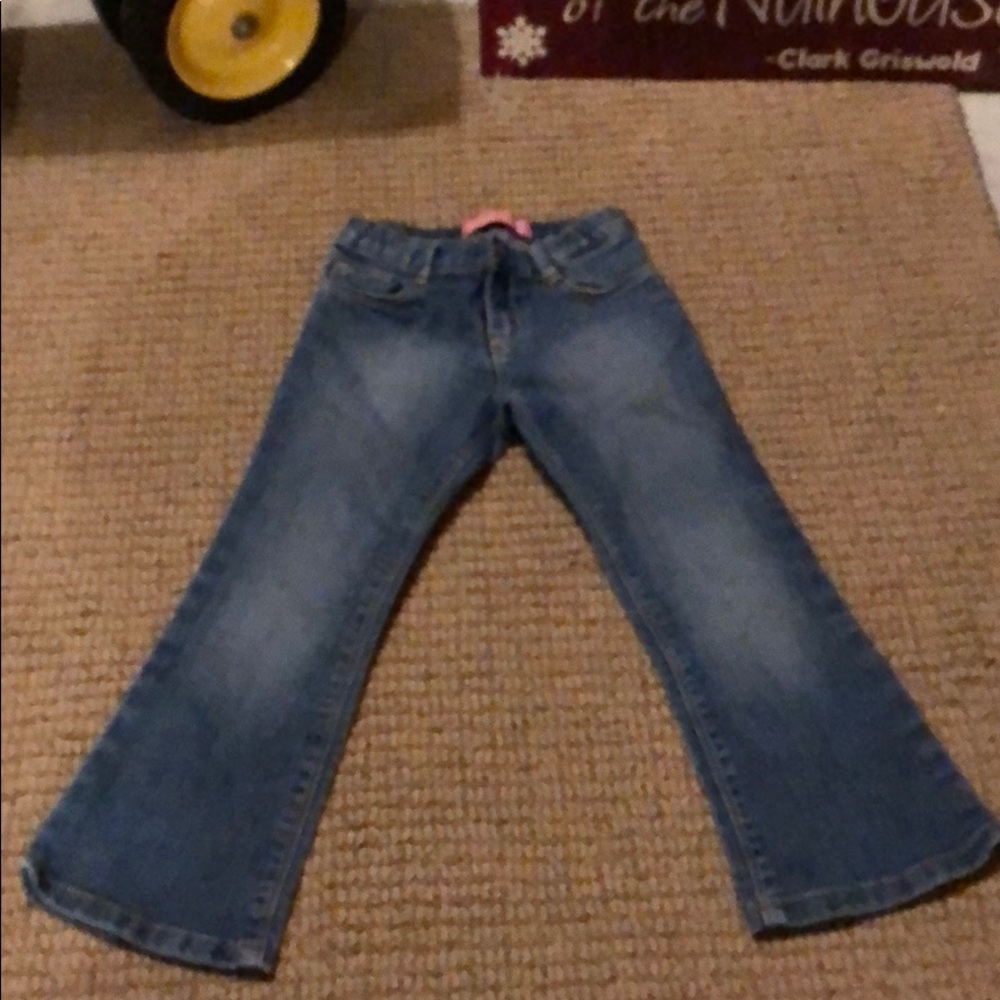 OLD NAVY GIRLS 4 T BOOT CUT JEANS